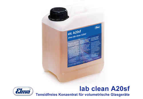 elma lab clean A20sf – Tensidfreies Konzentrat für volumetrische Glasgeräte